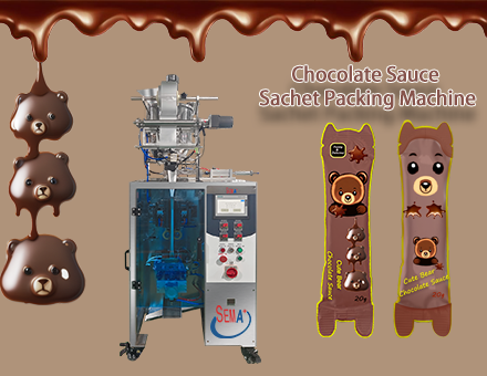 How to Pack Chocolate Sauce Shaped Sachet: A Special Bear Shaped Sachet Packing Machine.